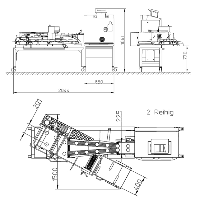 Schémas de station de façonnage MINI REX MULTI RR